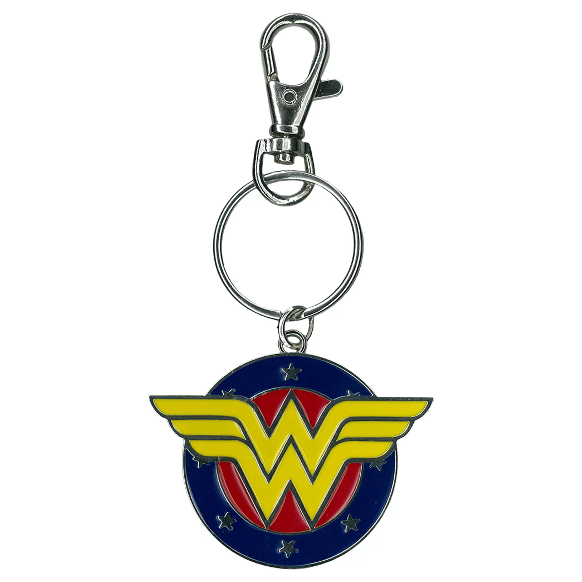 Keychains | Wonder Woman<Liquid Blue Wonder Woman Metal Keychain