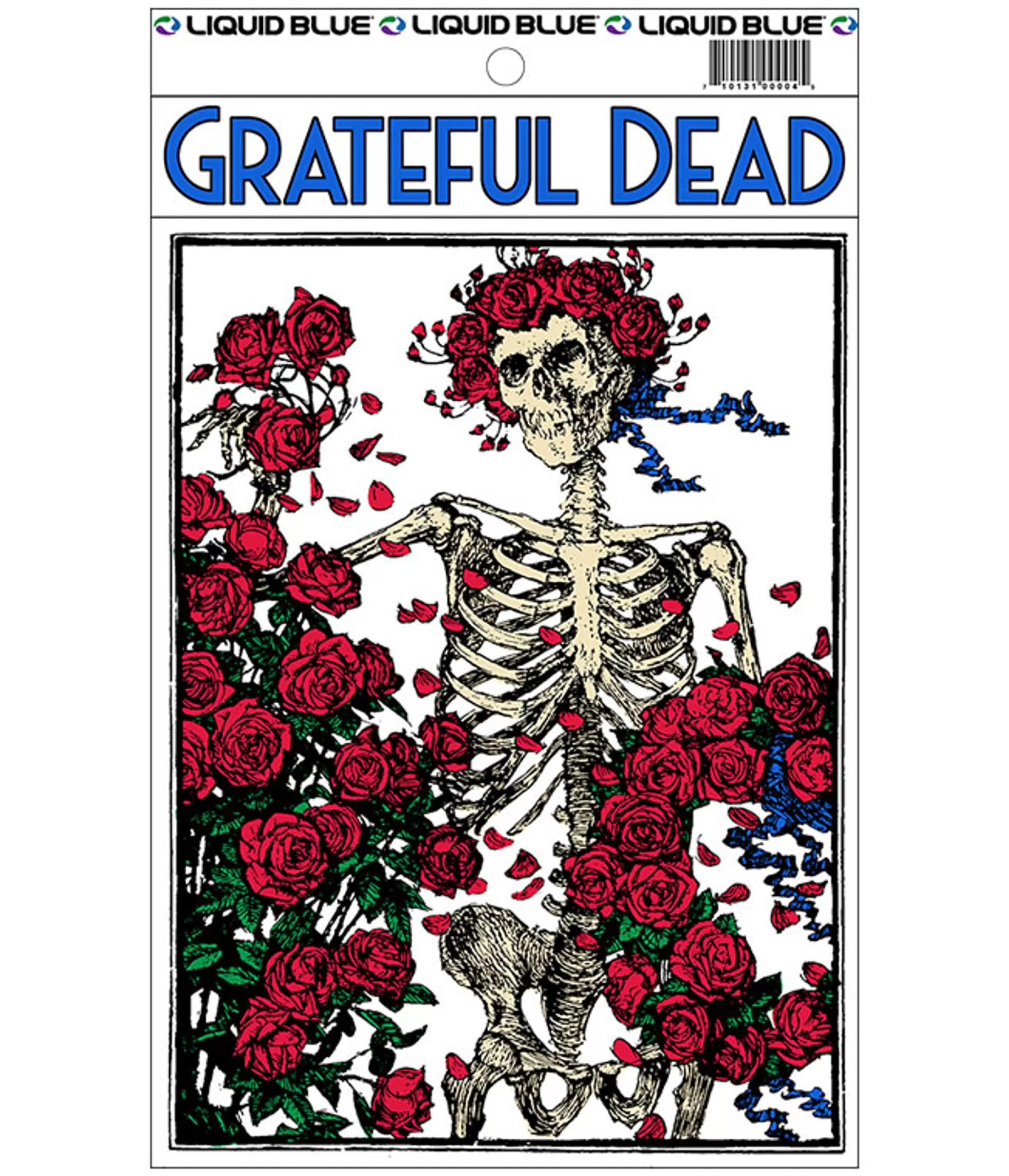 Grateful Dead | Classic<Liquid Blue Woodcut Sticker