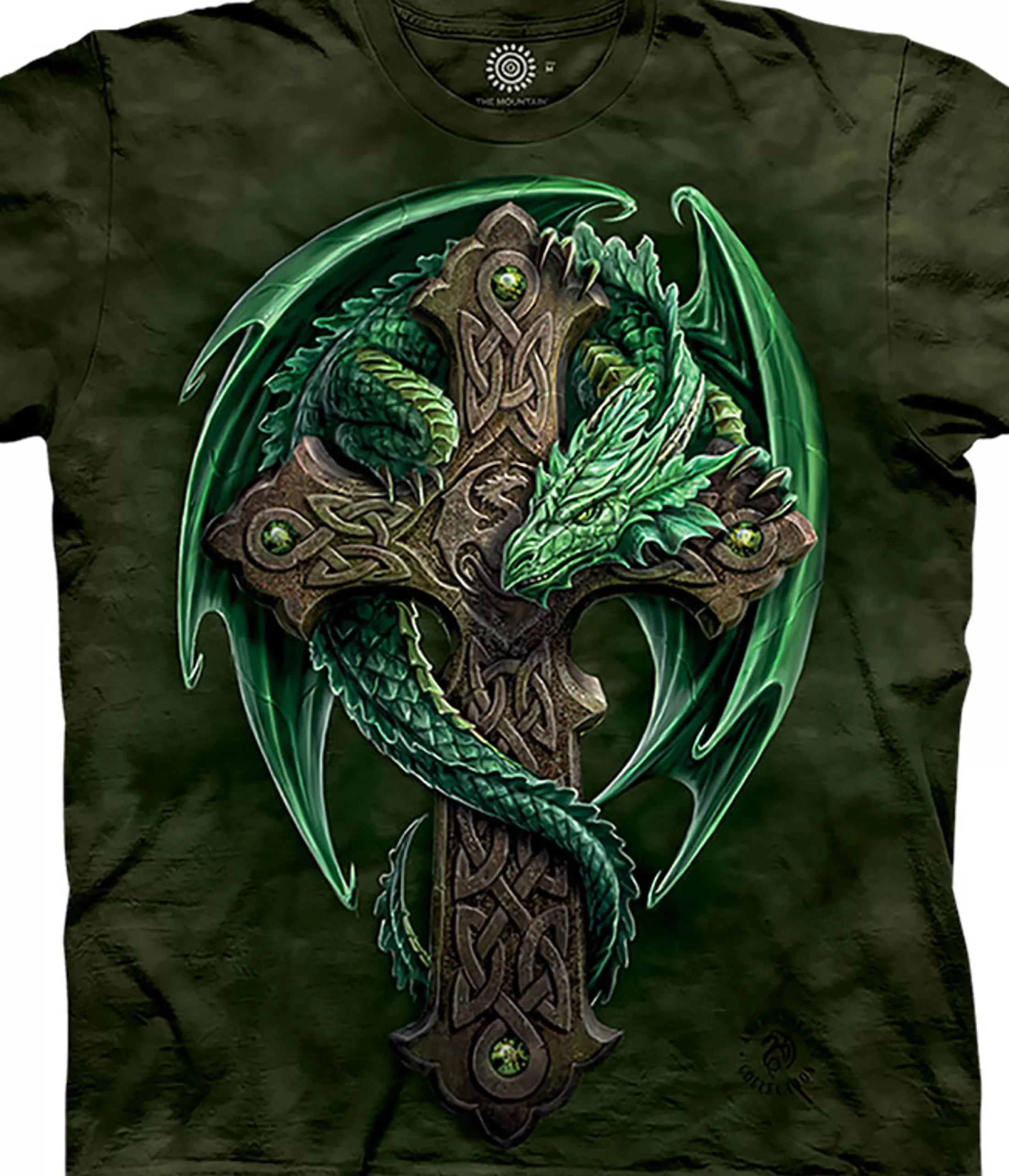 T-Shirt | Dragons<Liquid Blue Woodland Guardian Classic Cotton T-Shirt