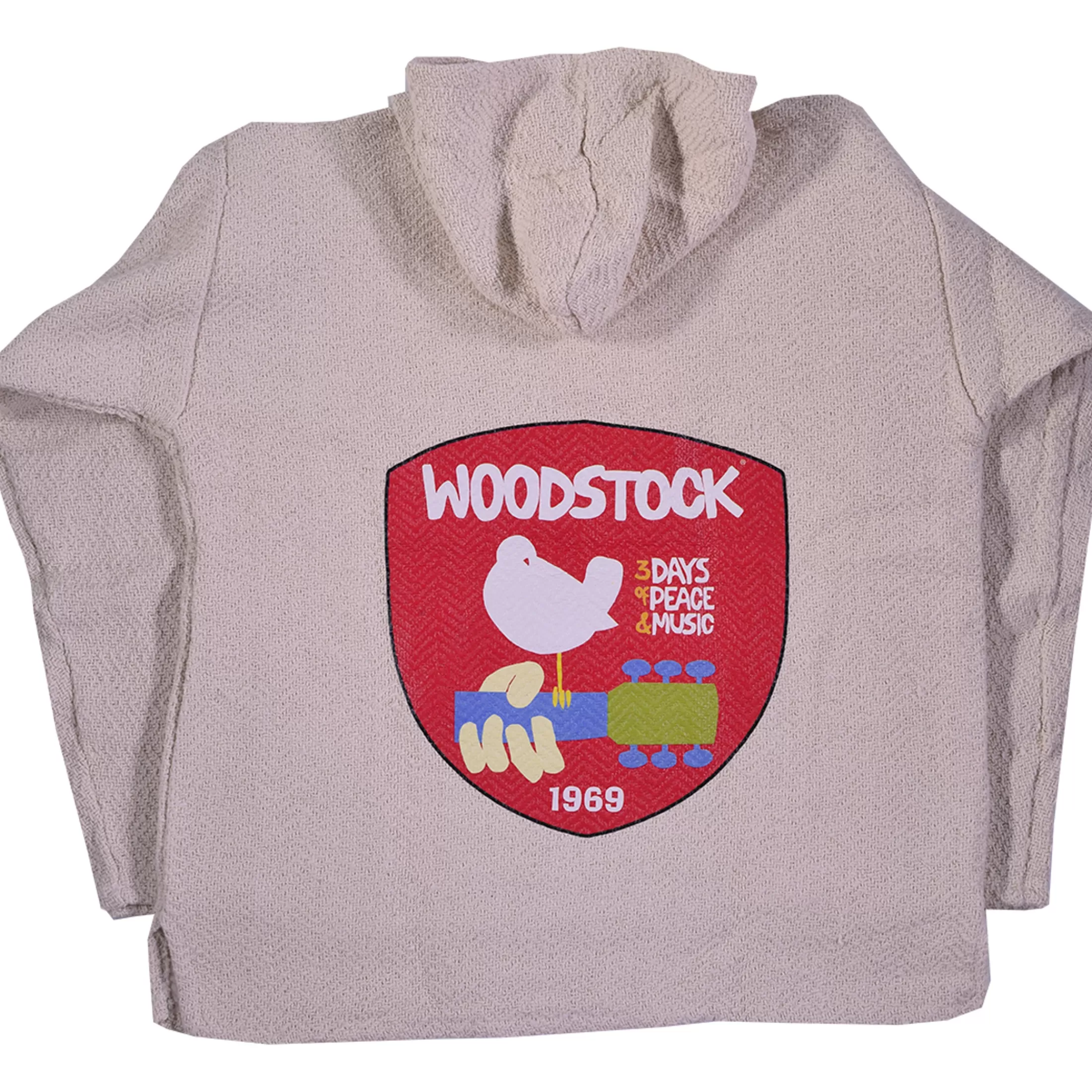 Hoodie | Woodstock<Liquid Blue Woodstock Anniversary Natural Baja Hoodie