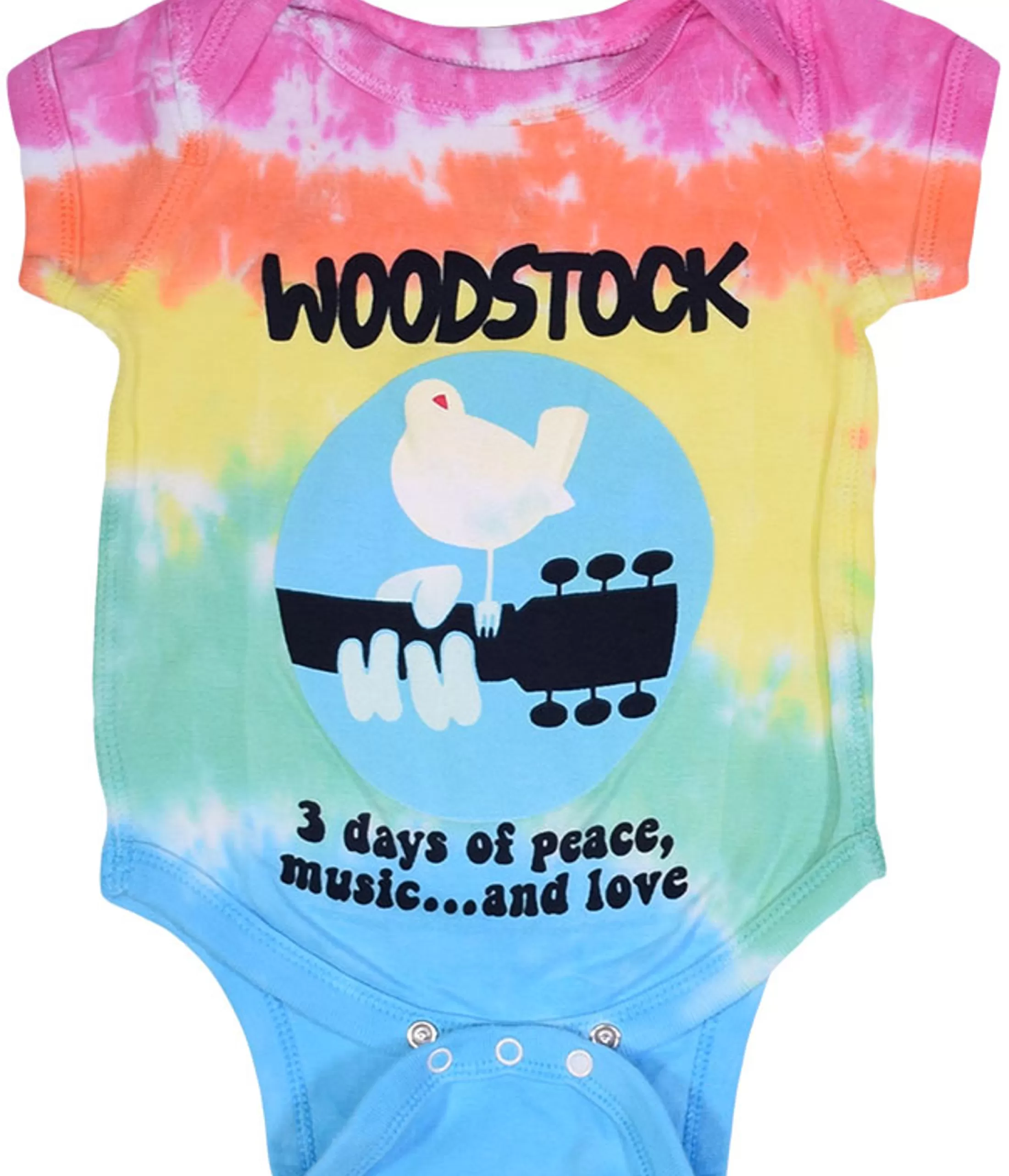 Onesies | Woodstock<Liquid Blue Woodstock Banded Tie-Dye Onesie