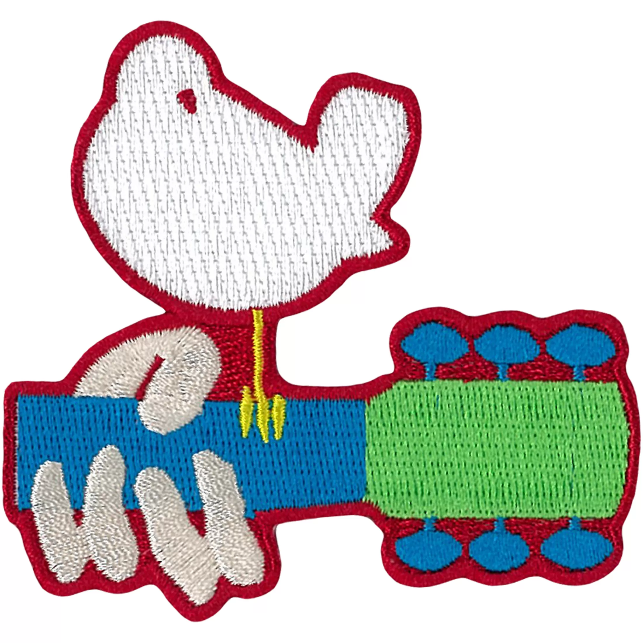 Patches | Woodstock<Liquid Blue Woodstock Dove Guitar Patch