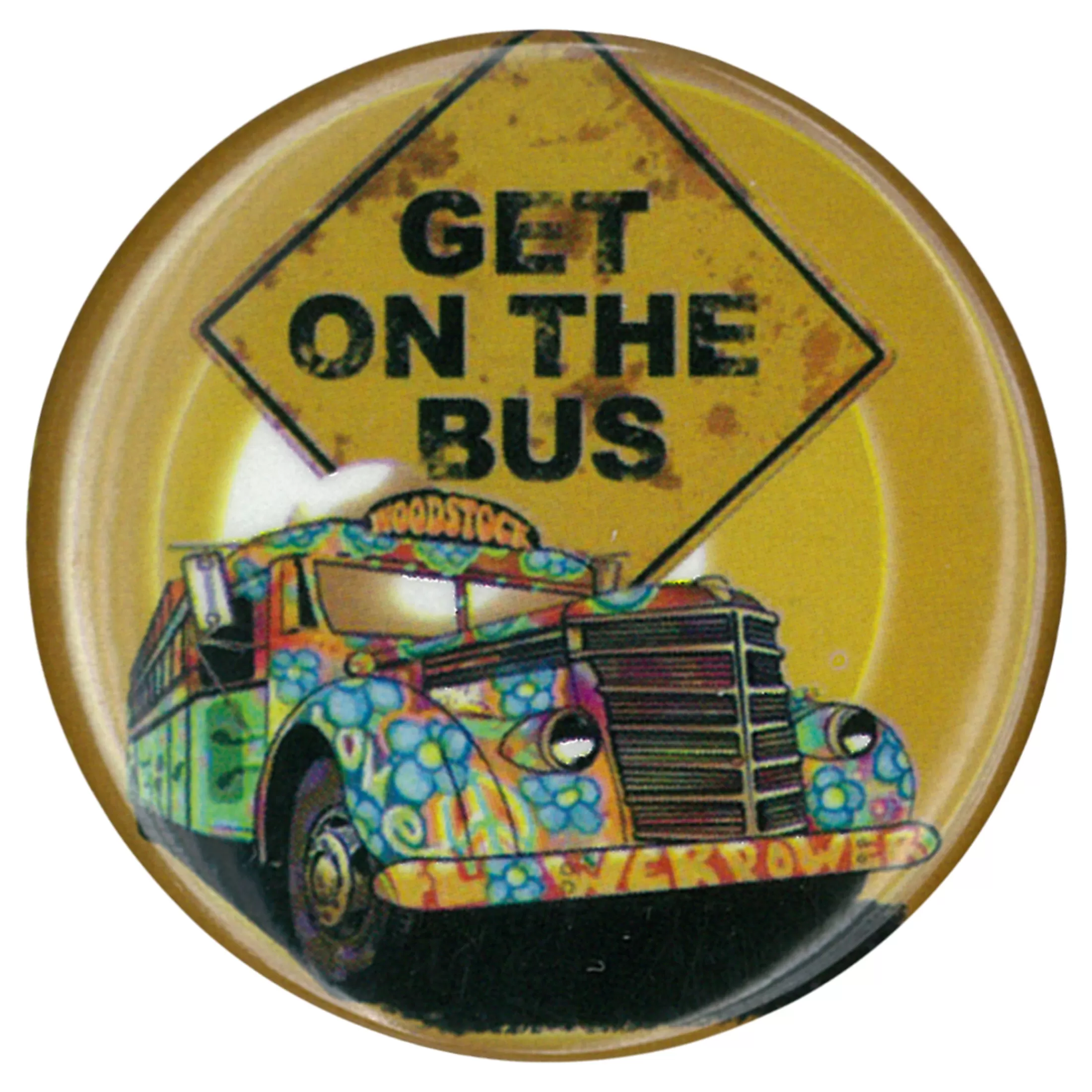 Pins | Woodstock<Liquid Blue Woodstock Get On the Bus Pin