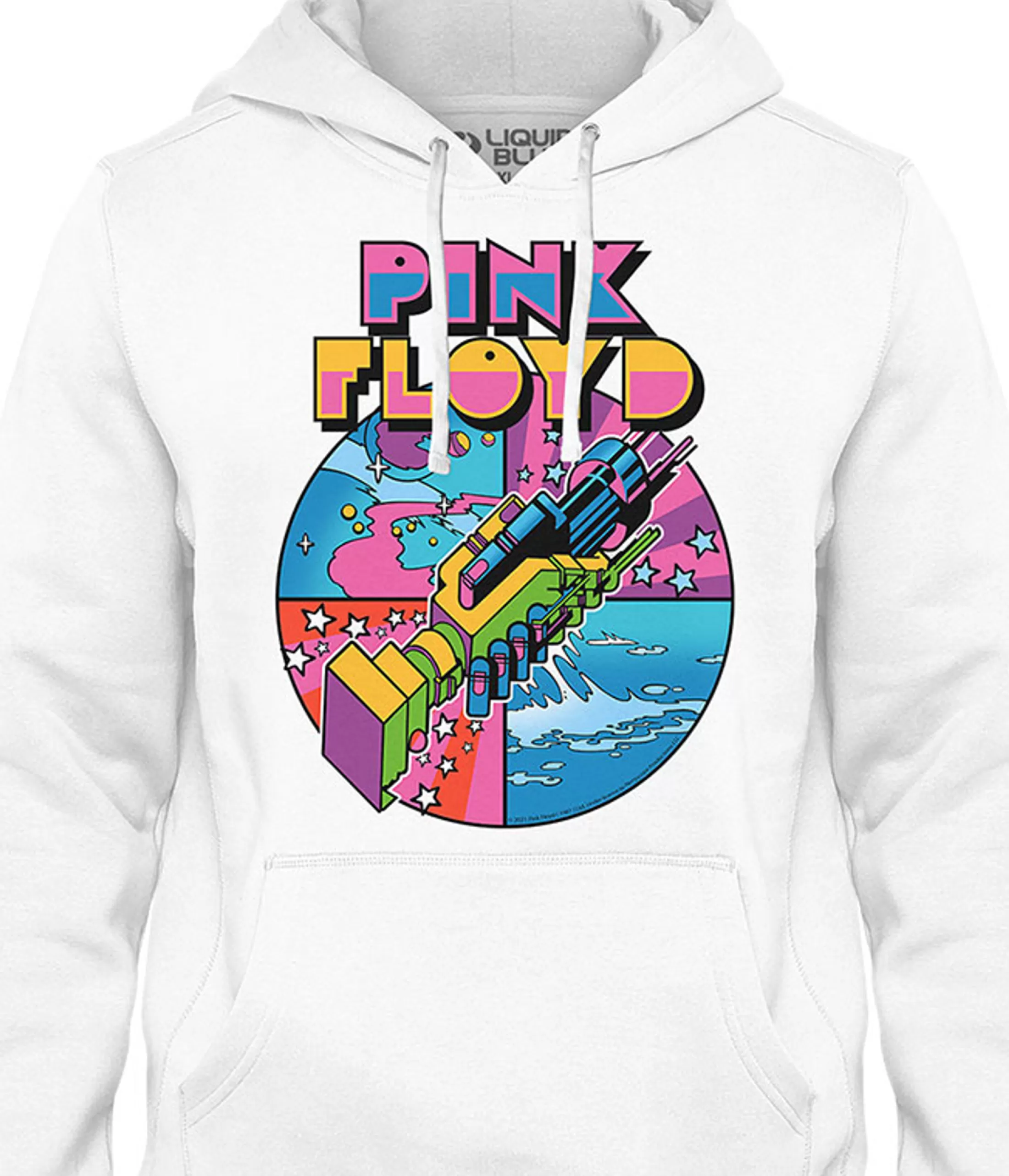 Hoodie | Pink Floyd<Liquid Blue WYWH Mod Hoodie