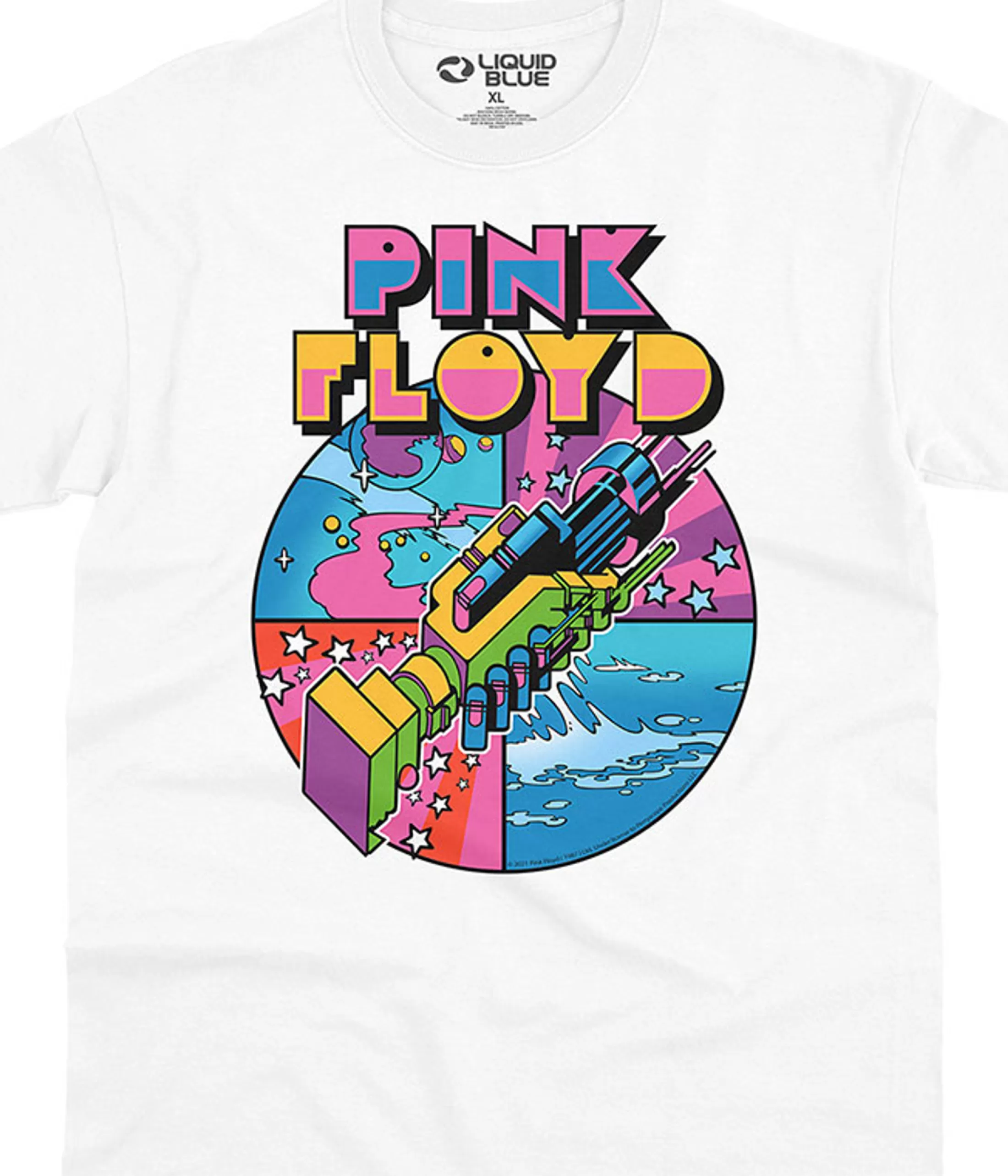 T-Shirt | Pink Floyd<Liquid Blue WYWH Mod T-Shirt