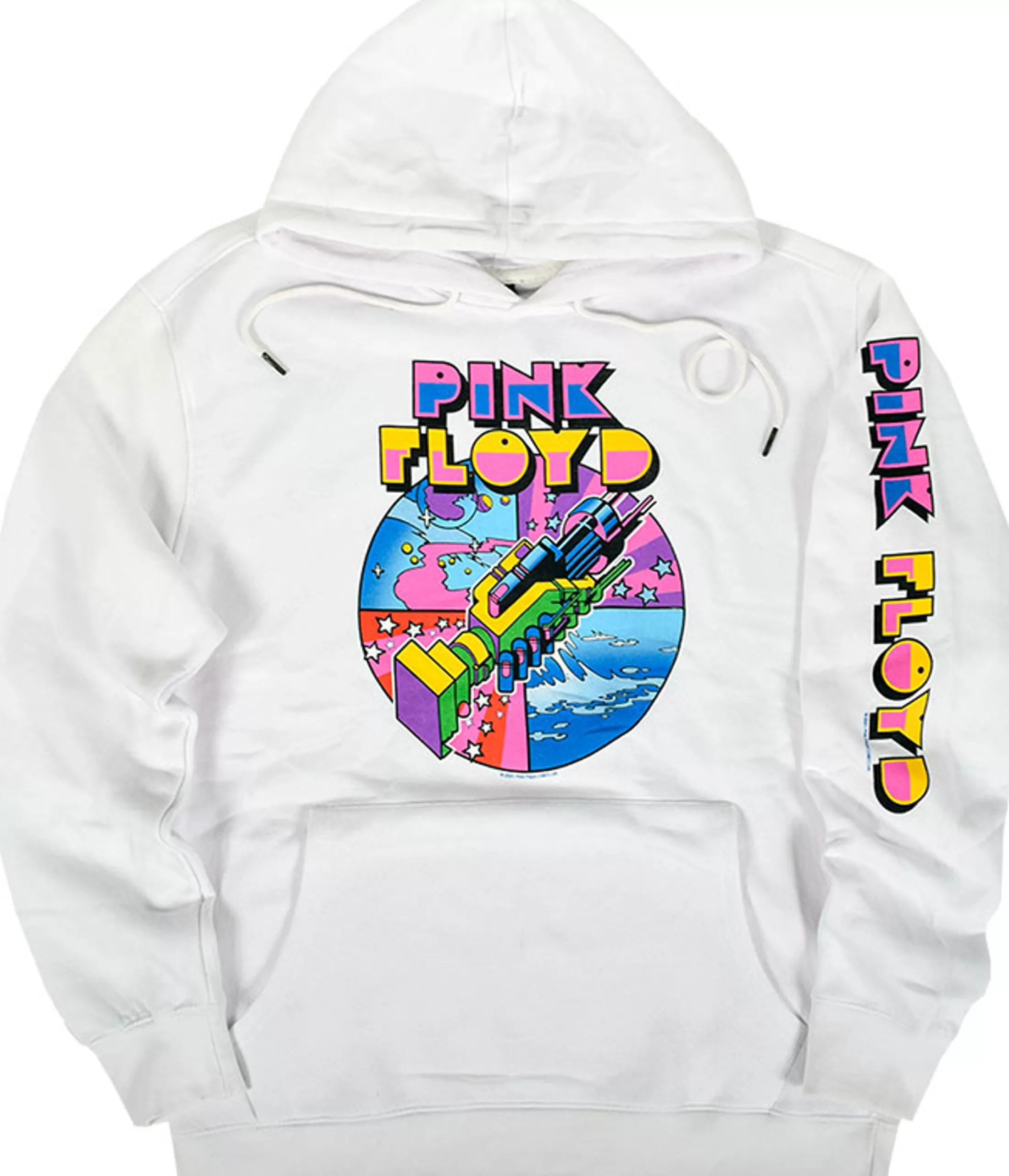 Hoodie | Pink Floyd<Liquid Blue WYWH Mod White Sleeve Printed Hoodie