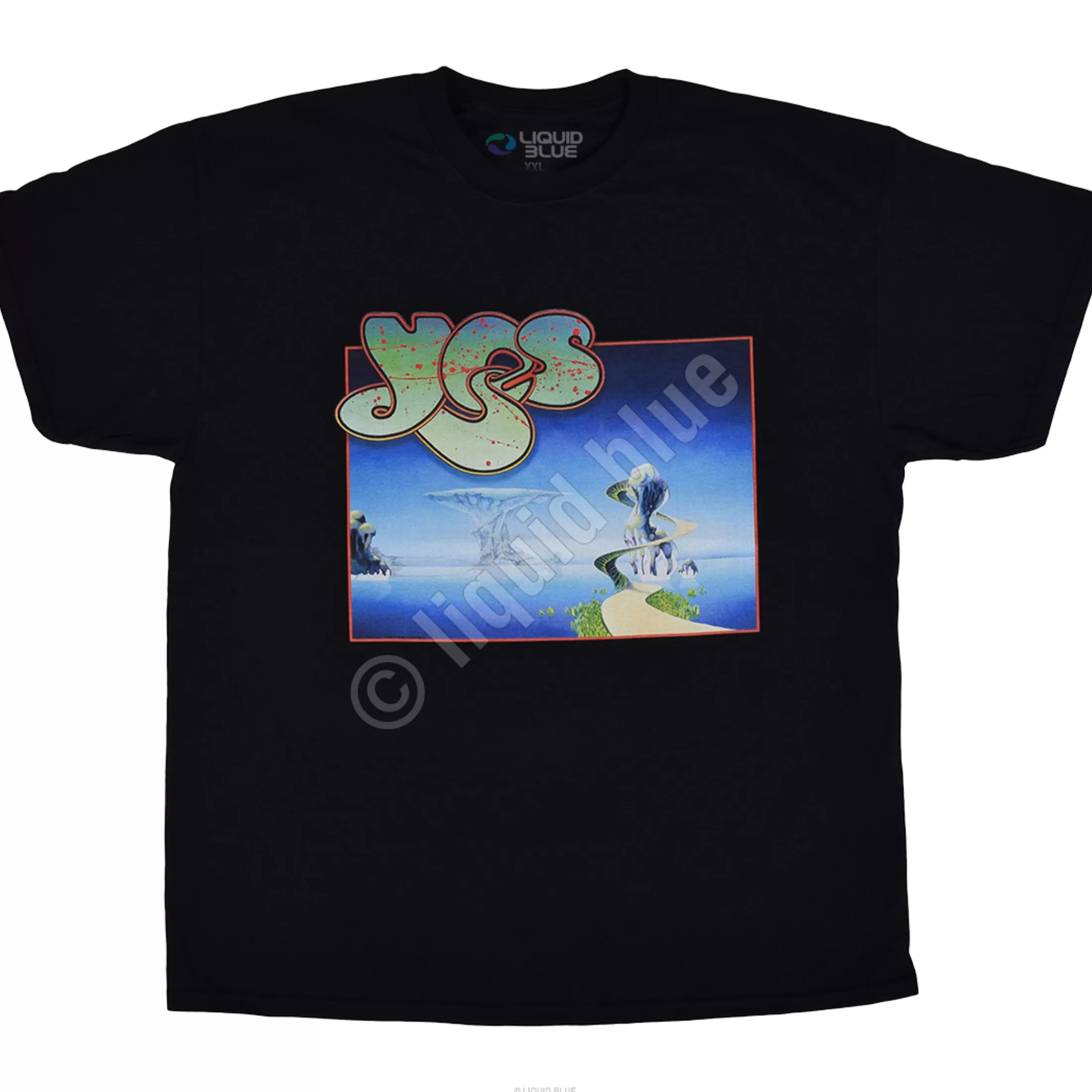 T-Shirt | Yes<Liquid Blue Yessongs Black T-Shirt