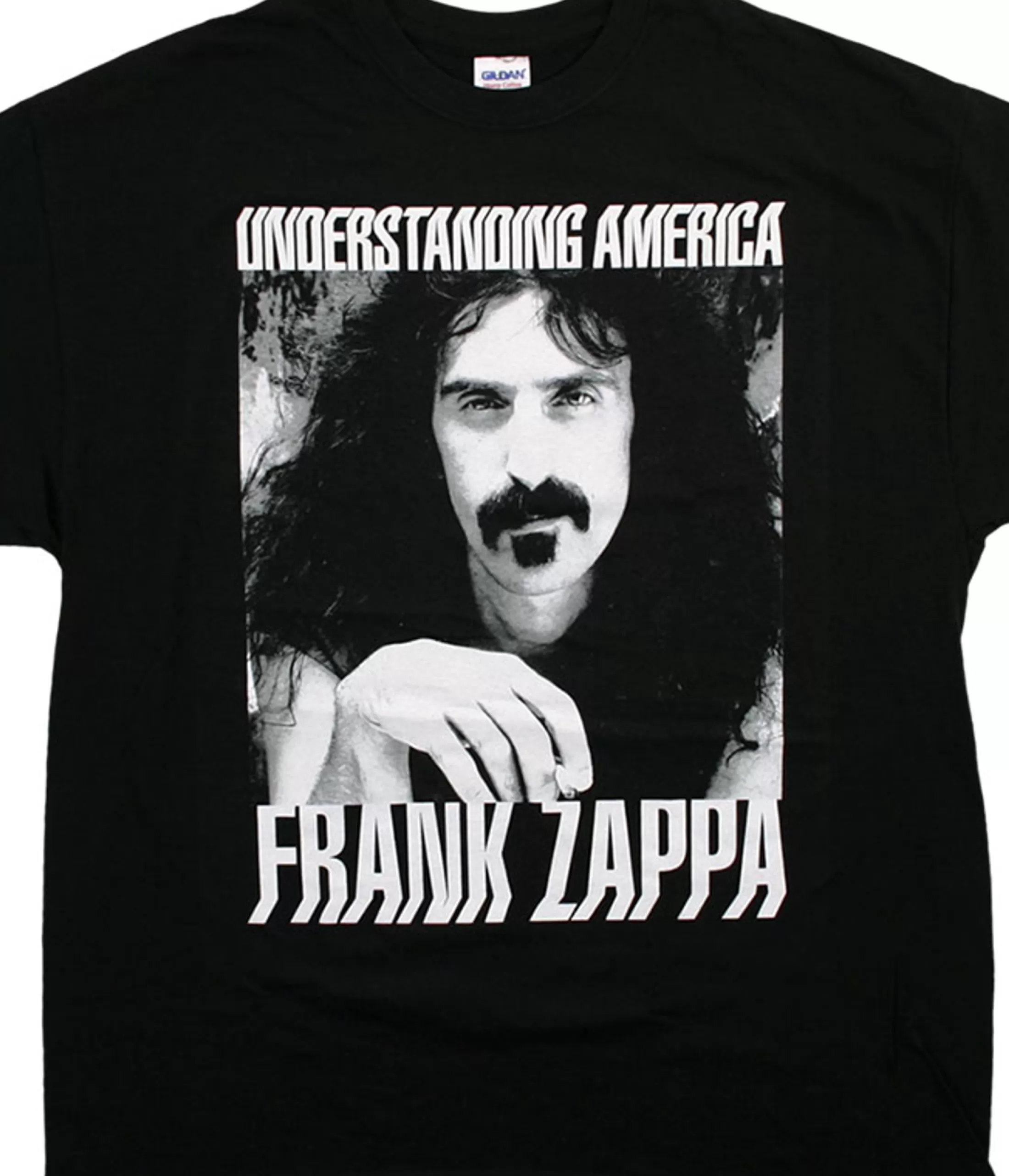 T-Shirt | Frank Zappa<Liquid Blue Zappa Understanding America Black T-Shirt