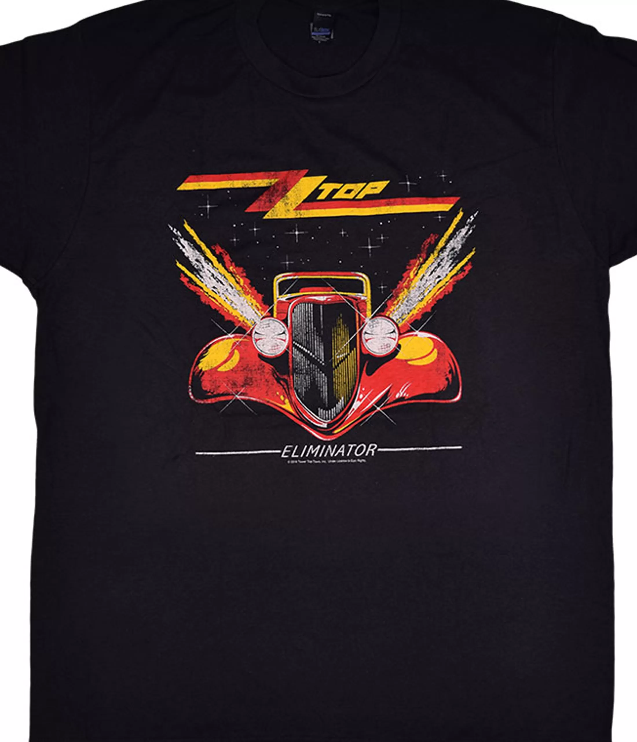 T-Shirt | Zz Top<Liquid Blue ZZ Top Eliminator Black T-Shirt