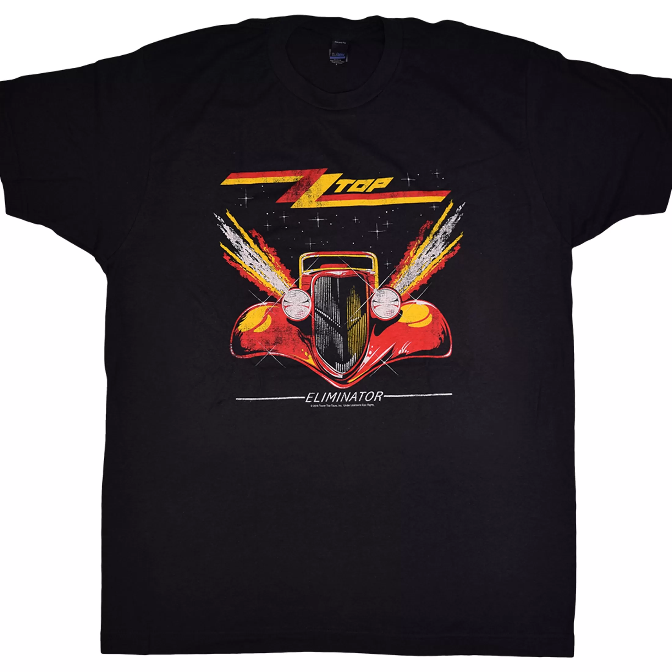 T-Shirt | Zz Top<Liquid Blue ZZ Top Eliminator Black T-Shirt